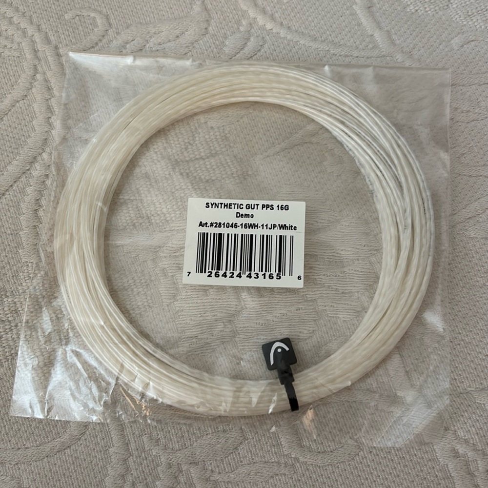 Head Synthetic Gut Pro Player String 16G White
